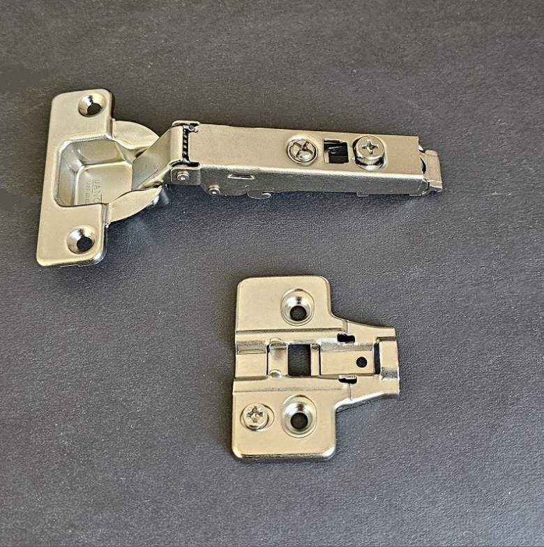 Cerniera a scatto Danco serie 290 ammortizzata completa 110° collo 0 con clips - immagine 3